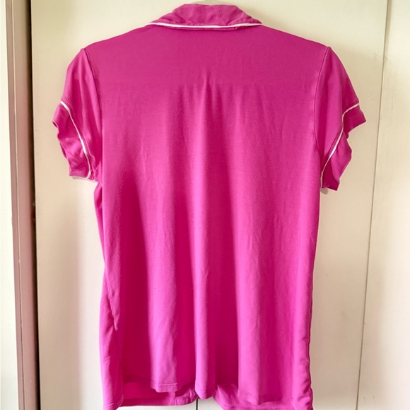 Eberjay Gisele TENCEL™ Modal Short Sleeve Top & Cropped Capri Pants PJ Set - Picture 4 of 10